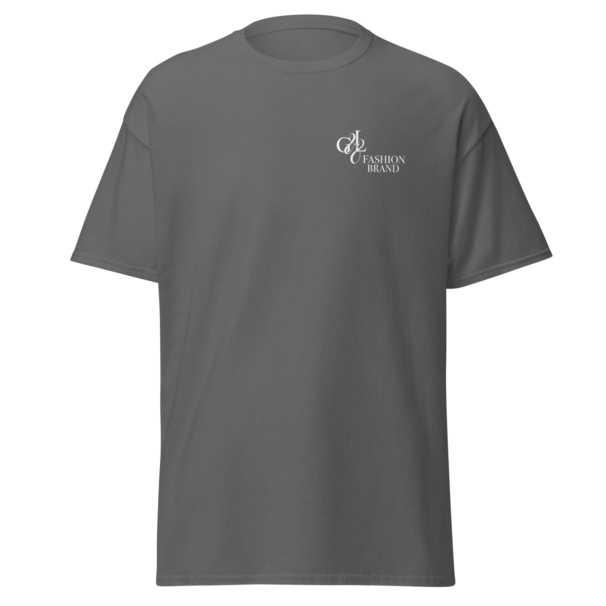 Experience premium quality with G&L Fashion Brand’s charcoal DTG T-shirt. Featuring vibrant direct-to-garment printing, this stylish and comfortable piece is perfect for any casual occasion. Elevate your wardrobe with G&L Fashion Brand.