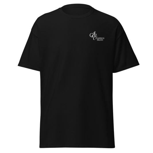 Discover effortless style with G&L Fashion Brand’s black embroidered T-shirt. This versatile piece blends premium comfort with elegant detailing, making it a staple in any wardrobe. Experience the timeless charm of G&L Fashion Brand.