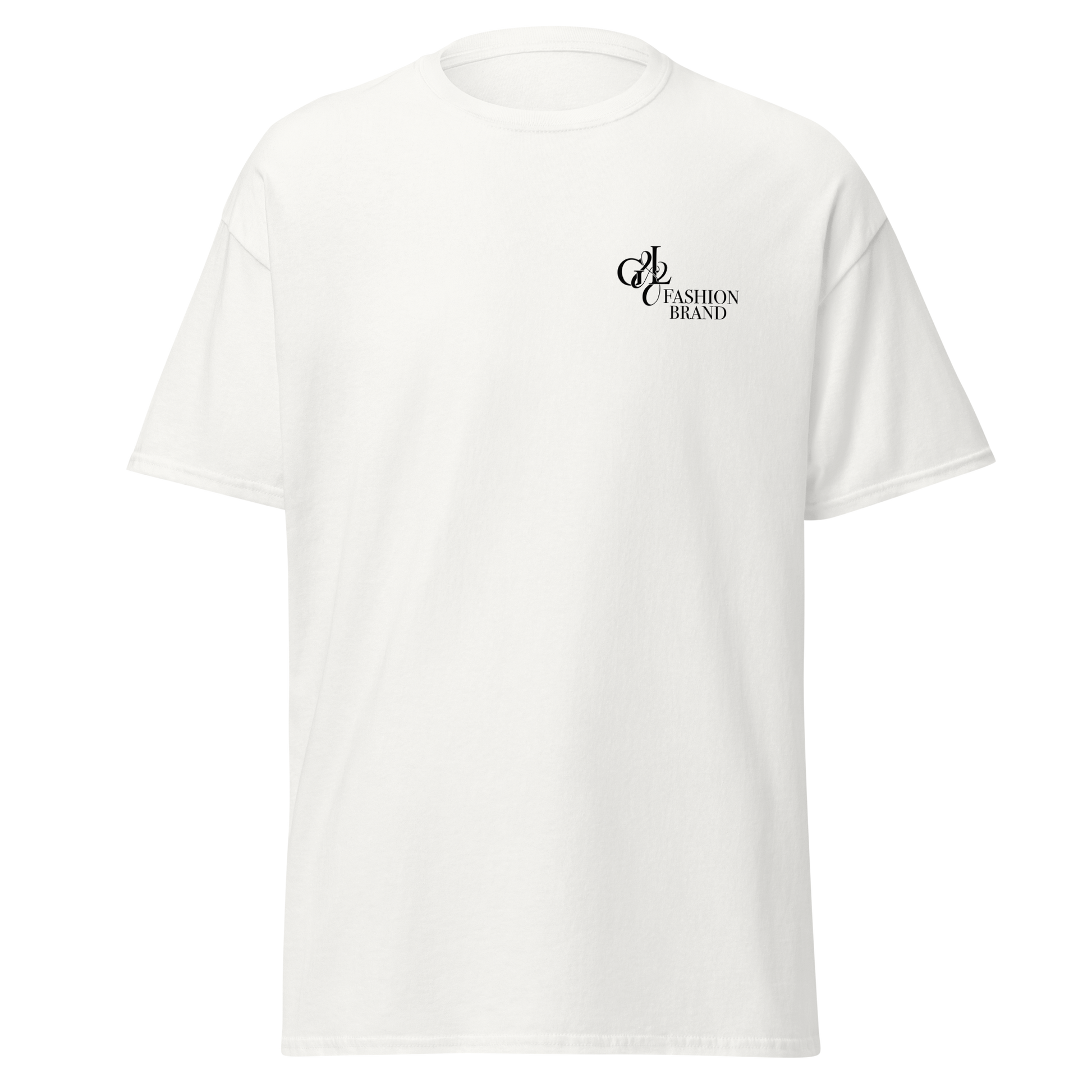 Experience premium quality with G&L Fashion Brand’s white DTG T-shirt. Featuring vibrant direct-to-garment printing, this stylish and comfortable piece is perfect for any casual occasion. Elevate your wardrobe with G&L Fashion Brand.